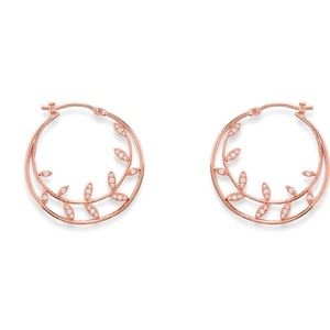 Aster  Maeve Hoops in Gold